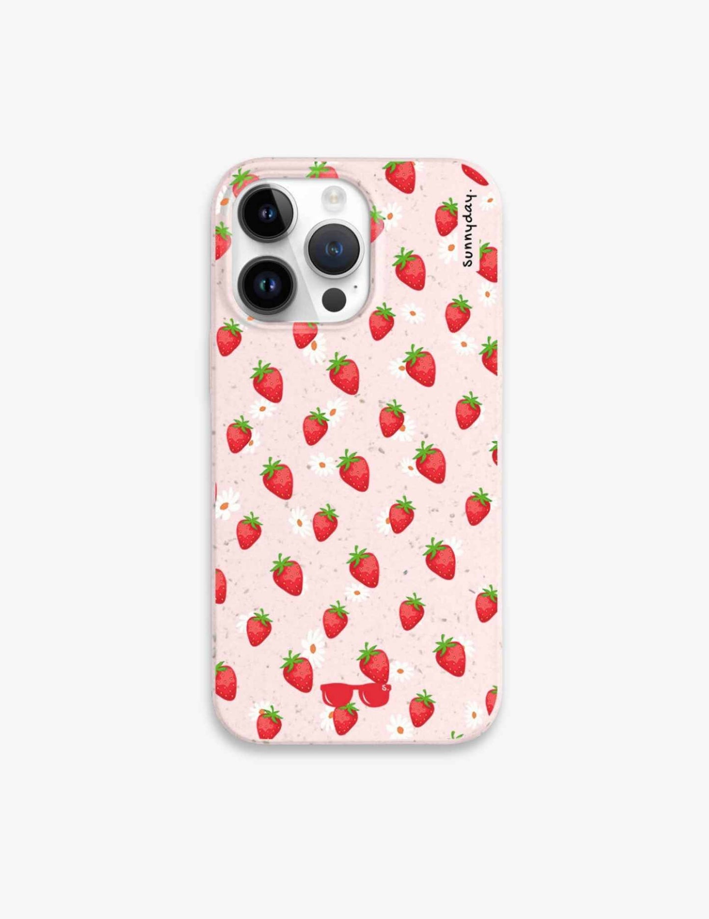 Strawberry Daisies iPhone Case