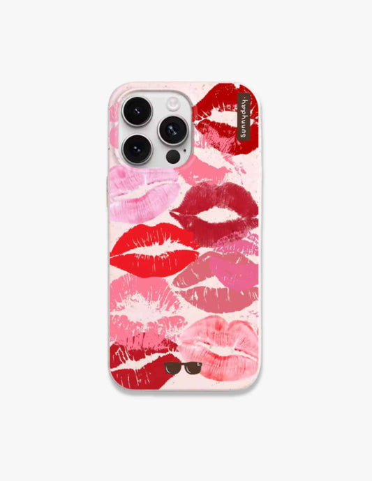 Lipstick Kisses iPhone Case