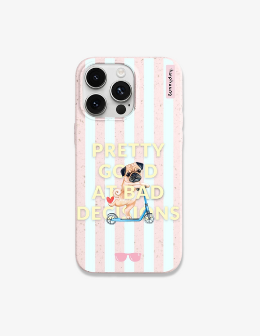 Cute Dog on Scooter iPhone Case